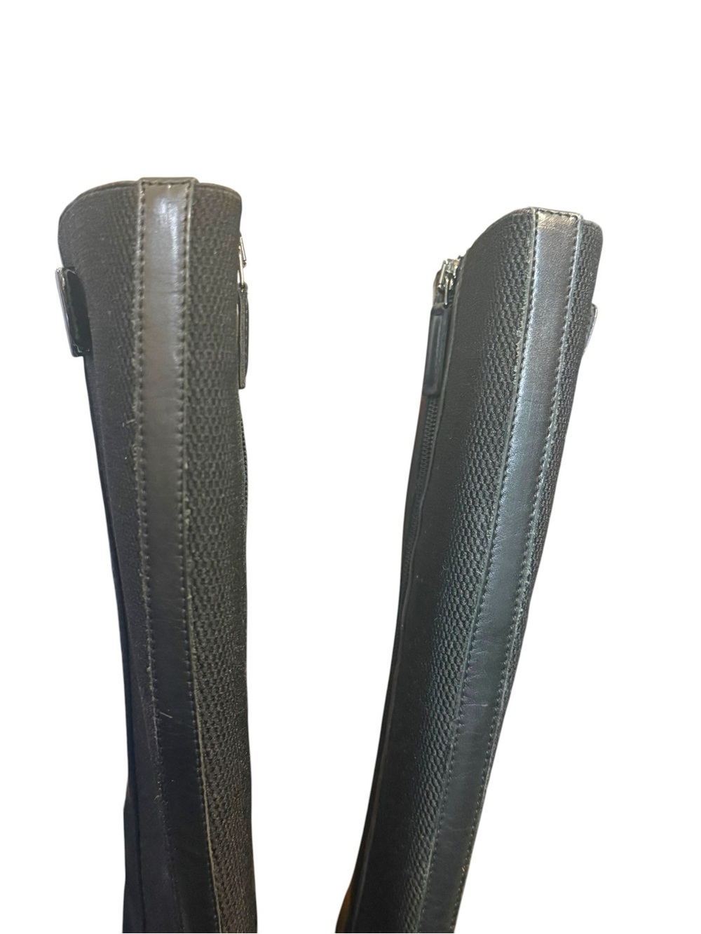 Aquatalia Black Leather Knee-High Stretch Riding Boots Size 10 - Picture 9 of 12